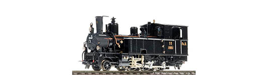 074-1295121 - H0m - Dampflok G 3/4 11 Heidi Metal Collection, RhB, Ep. V